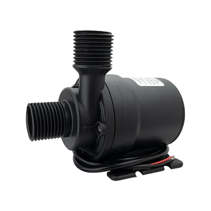 DC24V Bürstenlosen Motor DC12V 1000L/H Kopf 8M Wasserdichte Tauchpumpe Brunnen Warmwasserbereiter Dusche Booster Pumpe EU Adapter – Detail 1
