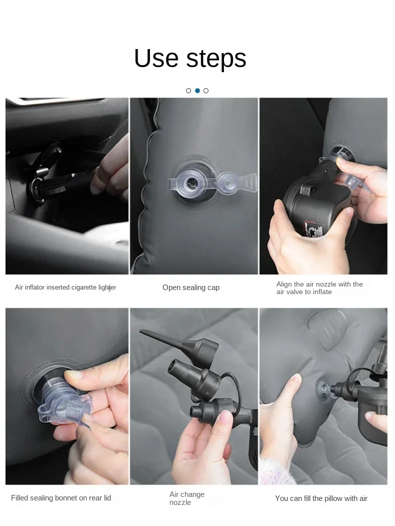 車のインフレータブルトラベルシート,トランク,ユニバーサルマットレス