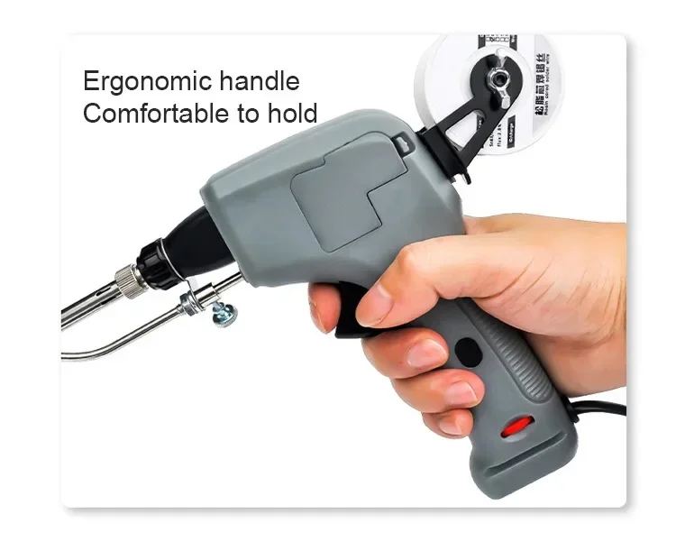 JH 80W 220V Handheld Soldering Iron Adjustable Temperature Automatic Tin Sending