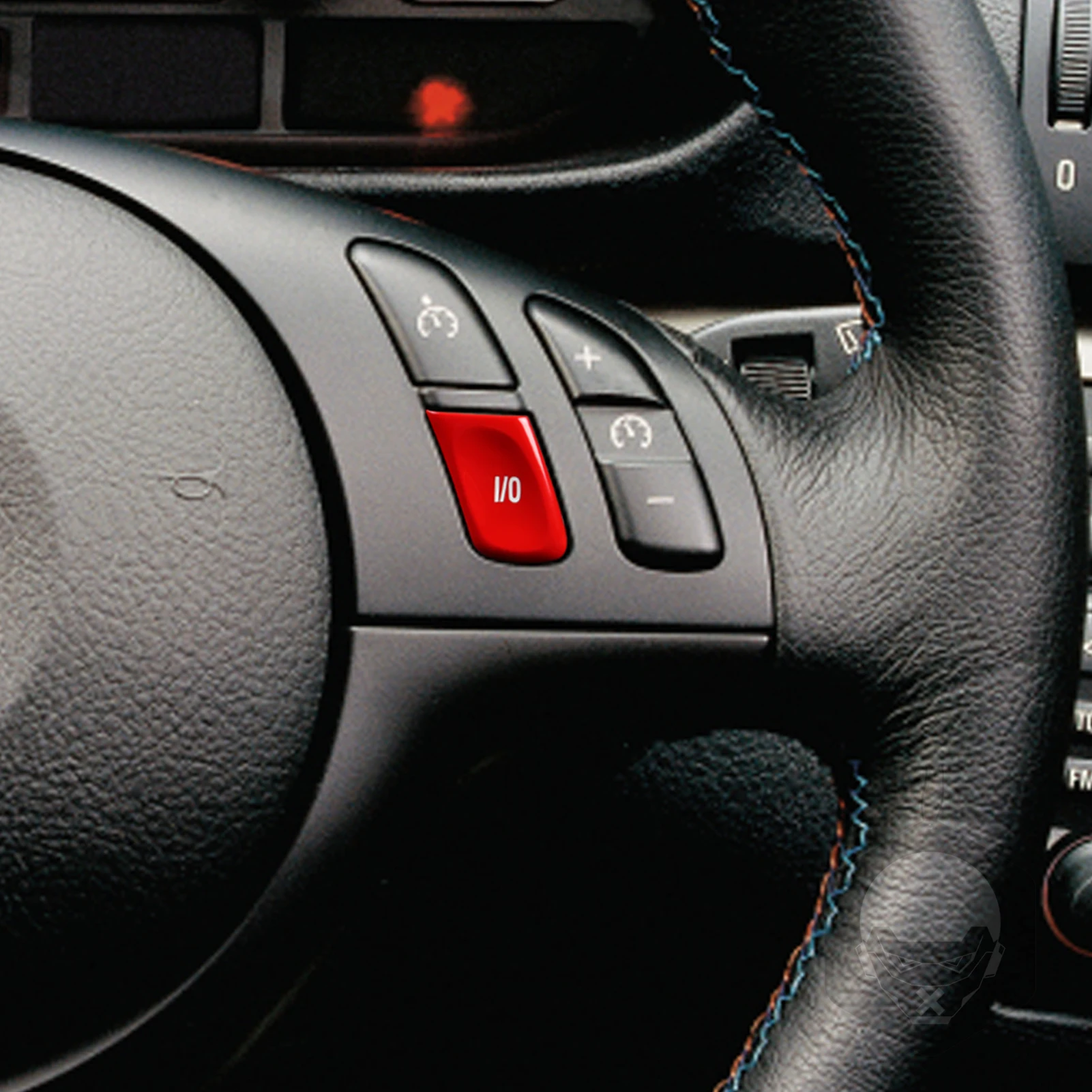 Calculatrice de volant de voiture en ABS, bouton de commutation à clé  poussoir, garniture de console centrale, bouton sport, remplacement rouge  pour BMW série 3, E46, M3, 1998-2004 - AliExpress
