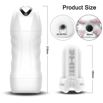 Automatic Male Sucking Mastubator Vibration Blowjob Machine Masturbation Cup Sex Toys Adult Goods for Men Masturbate Supplies
