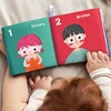 Montessori Baby Cloth Book Early Learning Educational Toy Parent-child Interactive Sound Paper Rattle Puzzle Infant Quiet Book 2