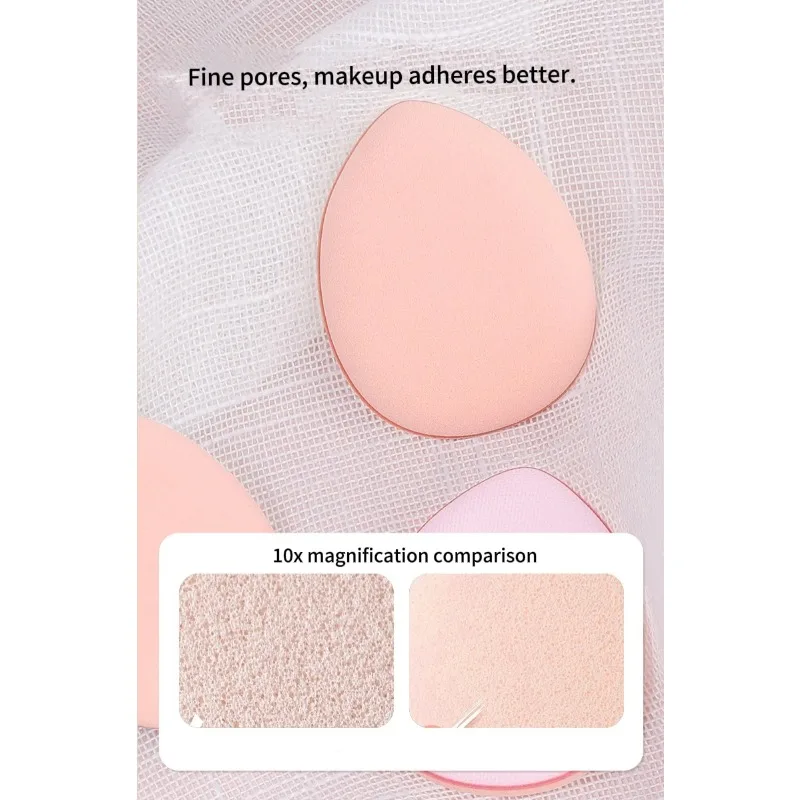 10-Pack Mini Makeup Puff Sponge - Portable Air Cushion Applicator for Foundation/BB Cream/Concealer, Multi-Use Cosmetic Tool