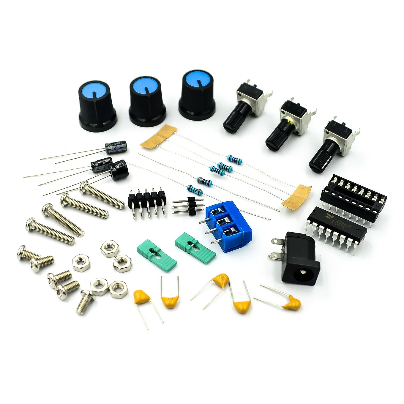 Advanced DIY Signal Generator Kit with Adjustable Frequency & Amplitude (Sine/Triangle/Square Output, 1Hz-1MHz)