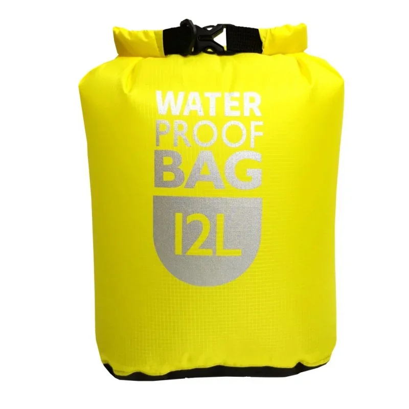 Outdoor 6l12l 24l Waterdichte Dry Bag Pack Zak Zwemmen Rafting Kajak River Trekking Drijvende Zeilen Kano