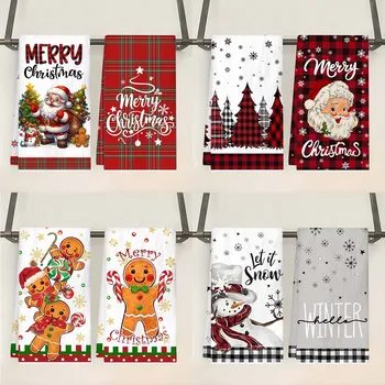 2pc Christmas Kitchen Towels 1