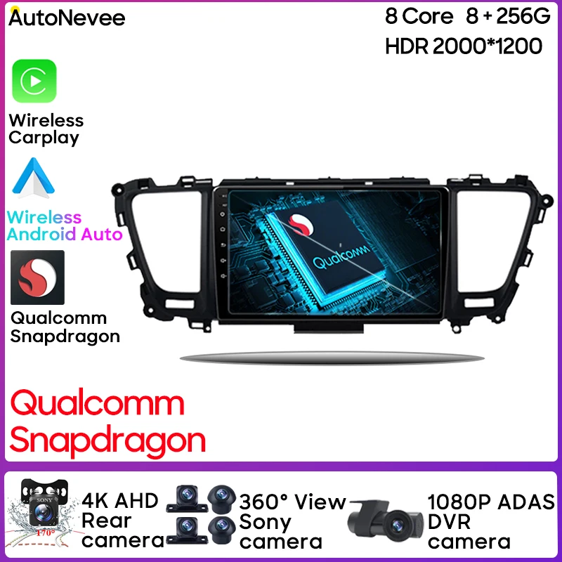 

Car Radio 360 Camera Carplay Android For Kia Carnival Sedona 2014 - 2020 Multimedia Monitor GPS Navigation Video Player