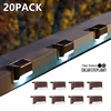Solar Step Lights Outdoor LED Fence Lights 20 Pack Waterproof Led Solar Lamp for Railing Stairs Yard Patio and Pathway 1