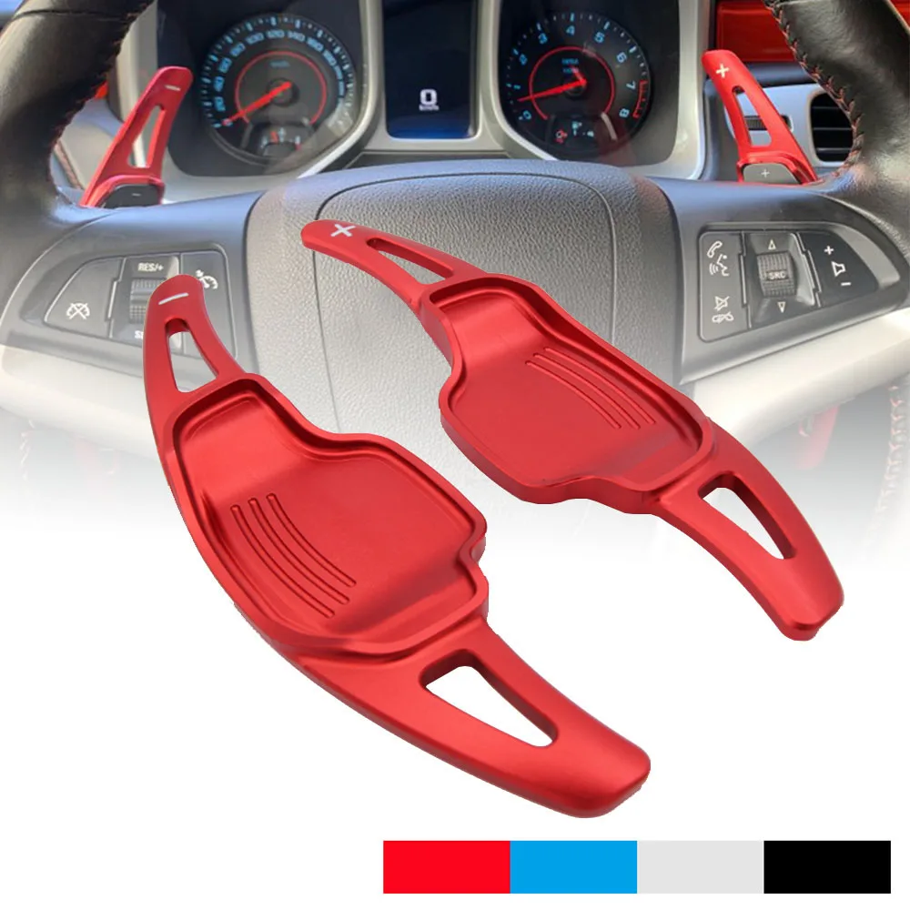 LIUYE Aluminum Alloy Car Steering Wheel Shift Paddle Shifter Extension for 2016-2019 Cadillac XT5 CT6,2012-2015 Chevy Chevrolet Camaro Red LIUYE Aluminum Alloy Car Steering Wheel Shift Paddle Shifter Extension for 2016-2019 Cadillac XT5 CT6,2012-2015 Chevy Chevrolet Camaro Red