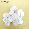 30 pcs 11mm 2 Hole White Resin Sewing Buttons Cute solid Color Round Shape Button For Baby Kids Clothes DIY Accessories 4