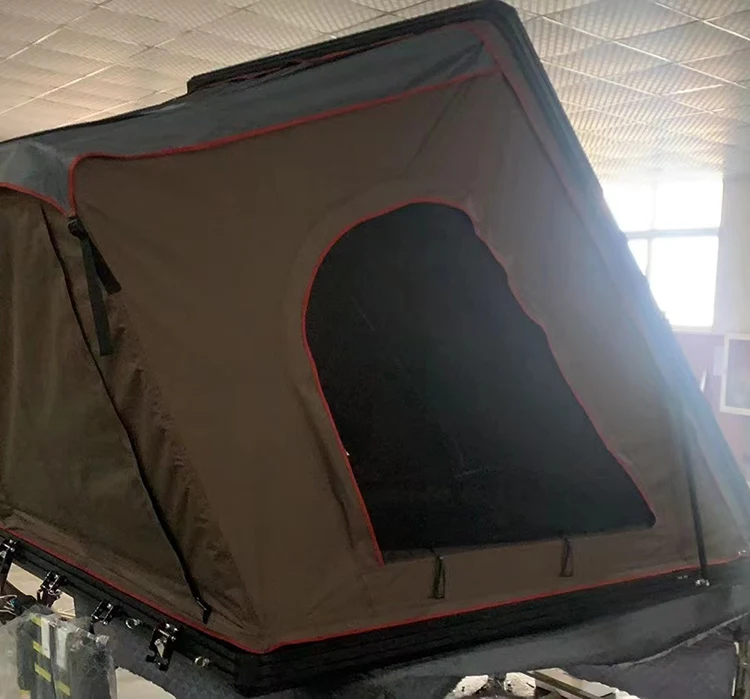 

Factory price 3-4 person rooftop tent aluminum roof top hard shell outdoor camping car
