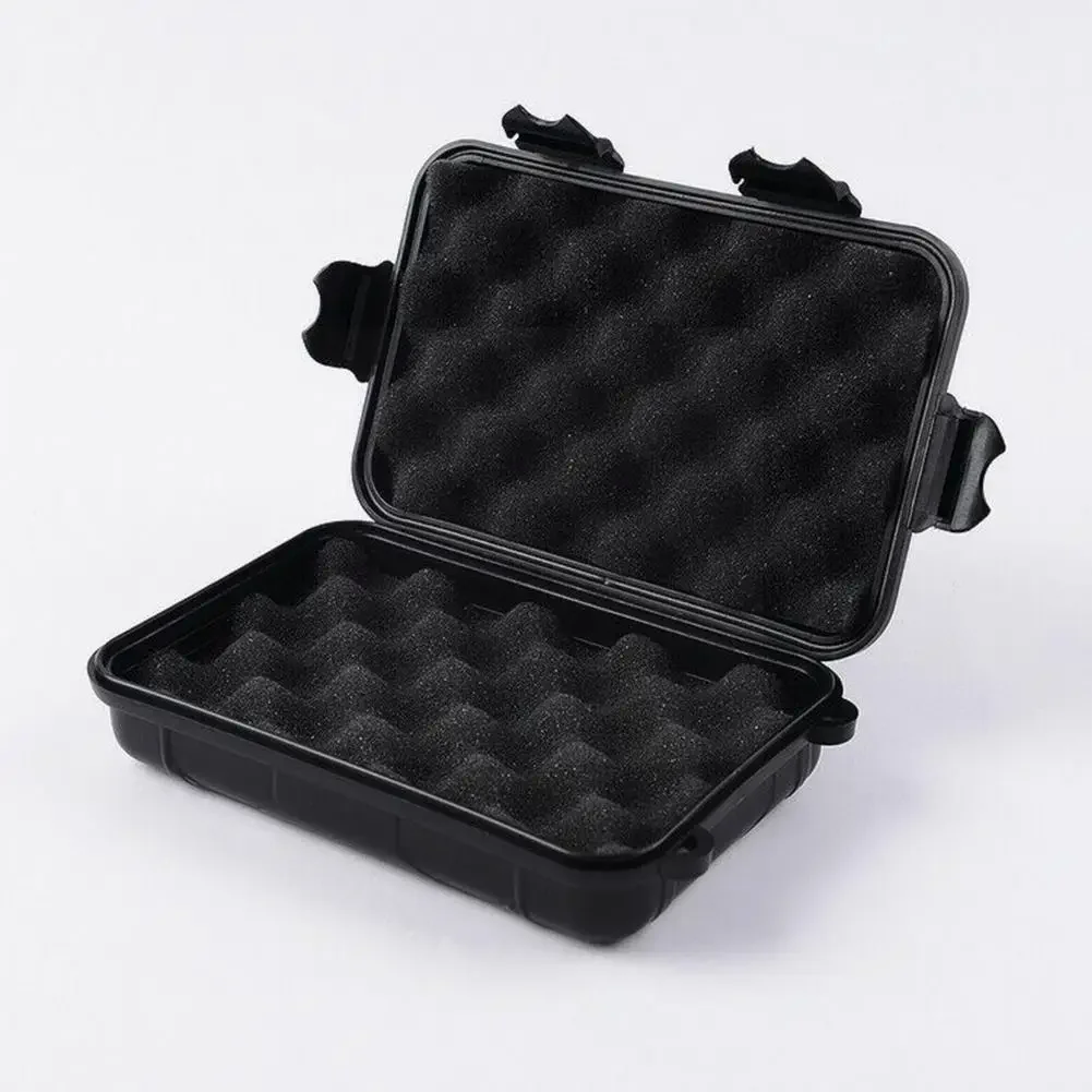 Small Waterproof Box Survival Storage Kit Shockproof Sealed