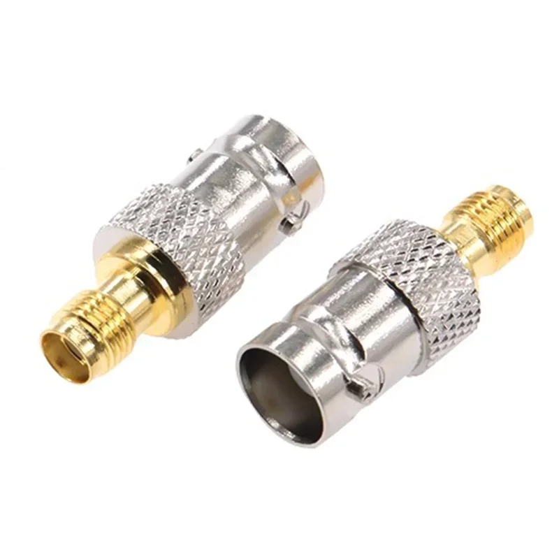 5/20PCS SMA Female Jack to BNC Female Jack Connector Adapter RF Coaxial cable Converter Straight New For Wireless LAN Devices