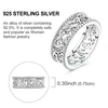 Bague en argent sterling 925 véritable, forme de cœur, trèfle, bijoux pour femmes, cadeau d'anniversaire, de fiançailles