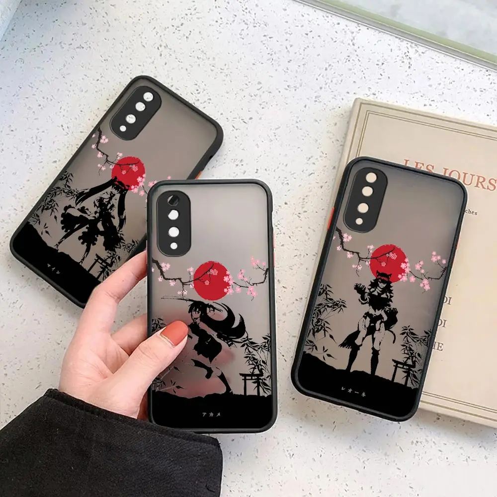 

Akame Ga Kill Sunset Sakura Matte Clear Funda Case for HONOR 70 50 30S 30 20 8X 9A 9X PLAY 4T X7 X8 X9 X10 V40 Case Coque Cover