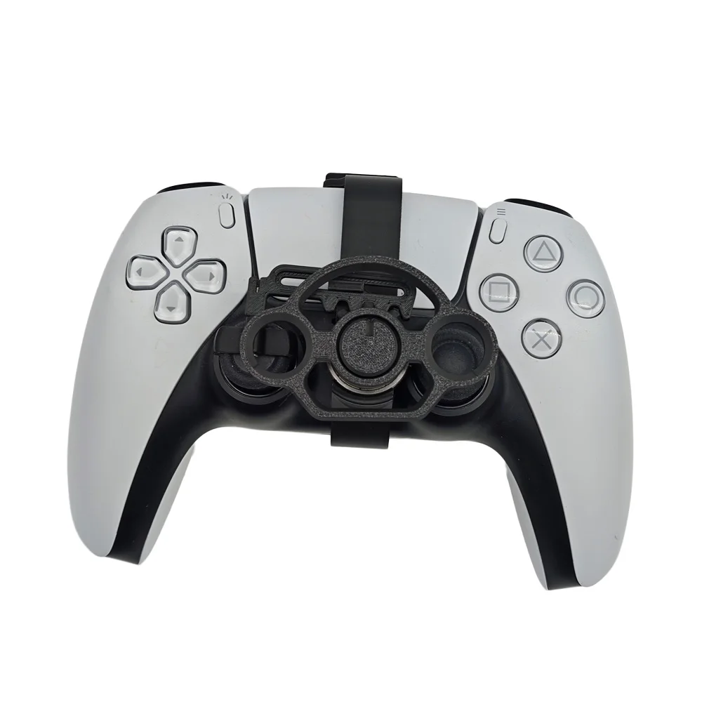 Mini 3D Printing Steering Wheel For PS5 And PS5 Slim Game Controller Auxiliary Replacement Accessories Black 15 Mini 3D Printing Steering Wheel For PS5 And PS5 Slim Game Controller Auxiliary Replacement Accessories Black 9