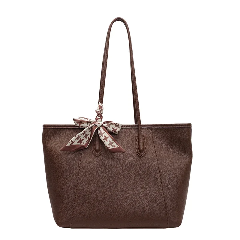 Bolso de mano de tendencia de moda Retro, nuevo artículo, bolso de hombro Simple, informal, de gran capacidad, para axila, Пакет Tot большой емкости