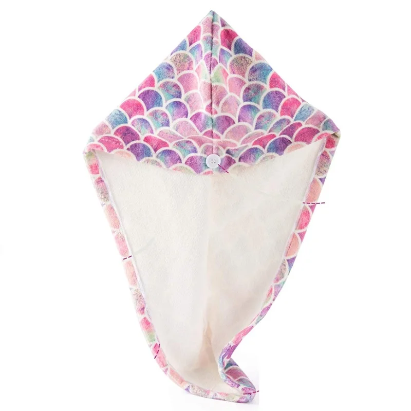 Women Long Hair Quick-Dry Hair Towel Soft Microfiber Towels Shower Cap Towel Bath Hats for Women Dry Cap Lady Turban Head