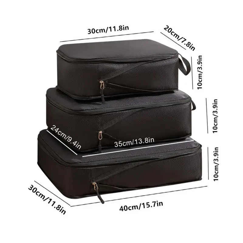 Space Saver Bags Space Saving Compression Organizer 3 PCS Space Saving Clothes Compression Bag Travel Moving Organizer For 6