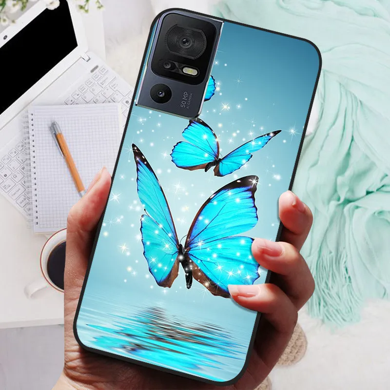 Black Lion and Wolf Silicone Soft Phone Case - Protective Shell