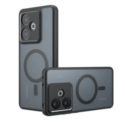Shockproof Magnetic Matte Anti - Fingerprint Translucent Phone Case - Realme GT7 (China) (Matte)