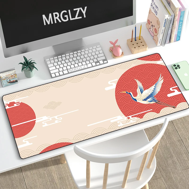 

40*90cm Non-slip Japanese Art Mouse Pad Sushi Large Desk Mat Gaming Mouse Pad PC Rubber Keyboard Mousepad LOL Mouse Mats Carpet