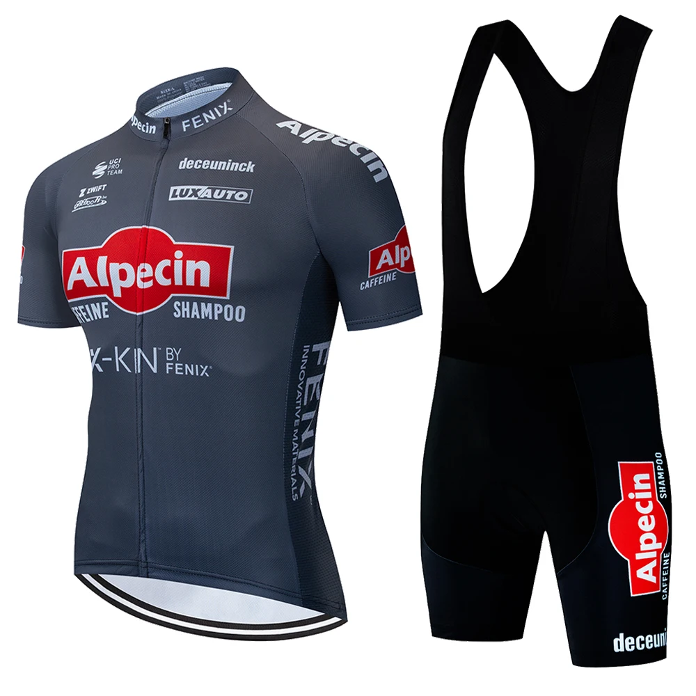 Alpecin Cycle Jersey Abbigliamento Da Ciclismo Estivo Set Da Uomo Attrezzatura Da Bicicletta Set Sportivo Completo Da Uomo Mtb Pantaloncini Da Mountai