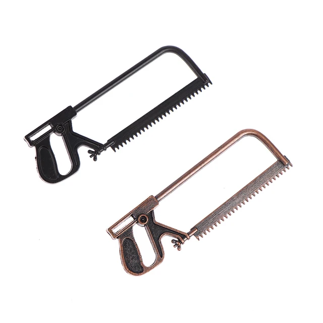 Mini Saw Outdoor Gardening Scene Simulation Tool For Doll House Decoration 1/12 Dollhouse Miniature Accessories 3
