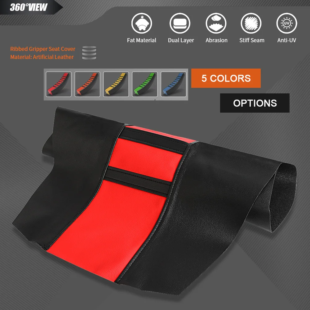 

Motorcycle Pro Ribbed Rubber Artificial leather Gripper Soft Seat Cover For GASGAS GAS GAS FSE FSR Dirt Bike Off Road Motocross