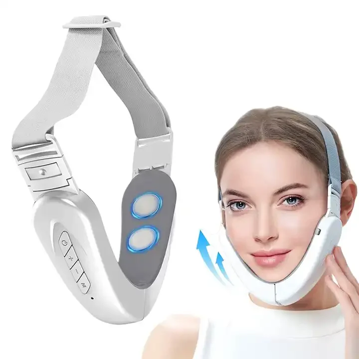 

Infrared Face Beauty Lifting Machine Double Chin V-Line Cheek Vibration Face Massager Photon Therapy Facial Slimming Device