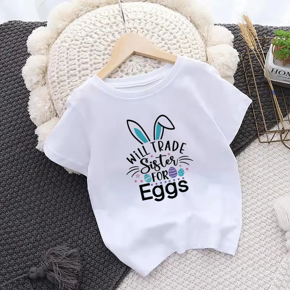 Kids Funny Easter Bunny Shirt 5