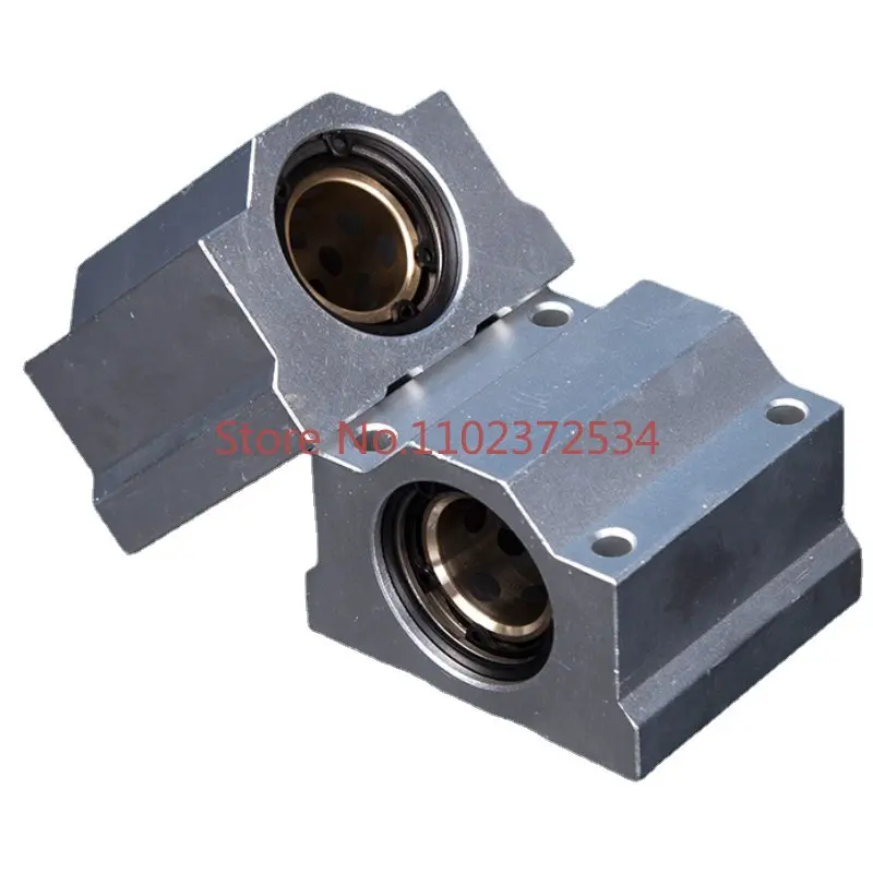 

High temperature resistant self lubricating graphite copper sleeve oil-free copper bearing slider SCS16 20 25 30 UU dust proof