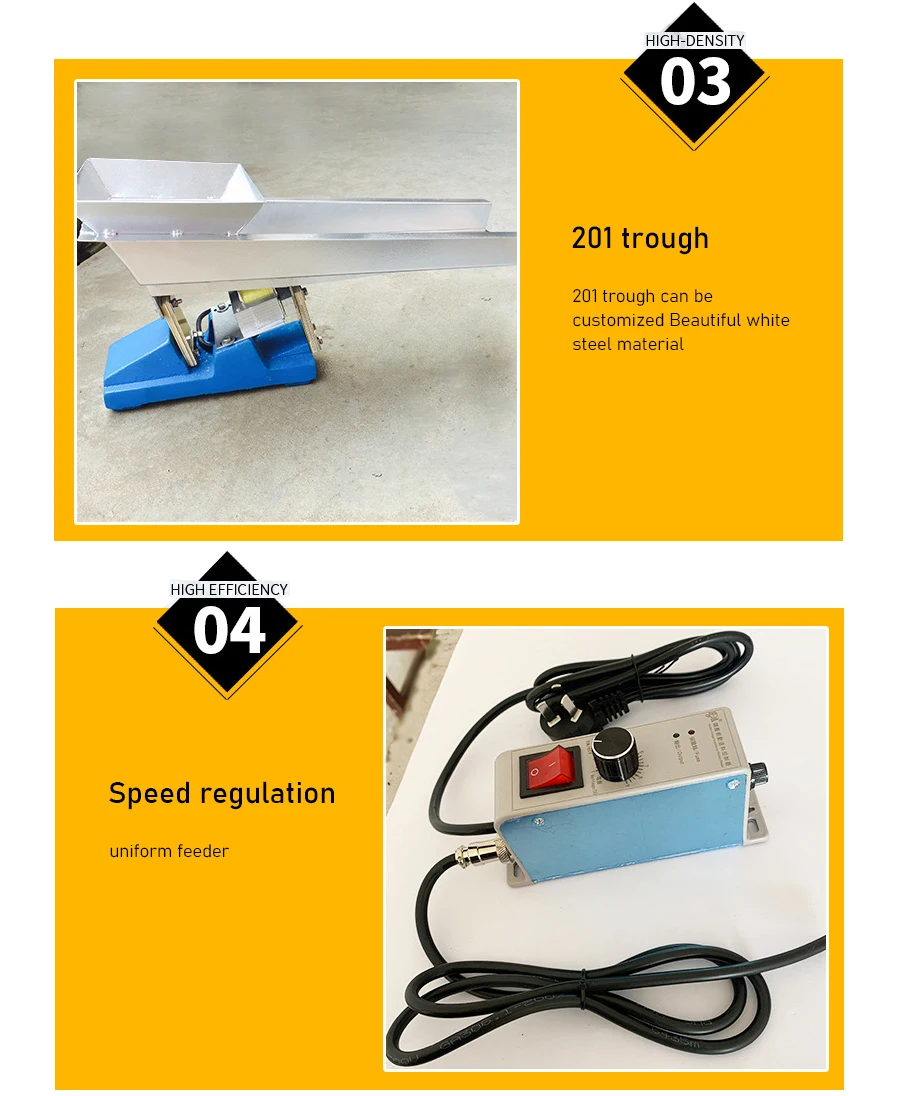 Electromagnetic Vibrating Feeder GZV1/GZV2 Micro Feeding Stainless Steel Industr