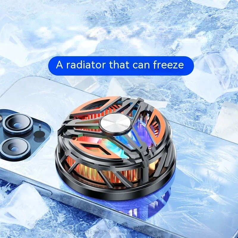 GT31 Magnetic Phone Cooler Portable Phone Semiconductor Radiator 15W Fast Cooling Magnetic Suction Back Clip Cooler Radiator