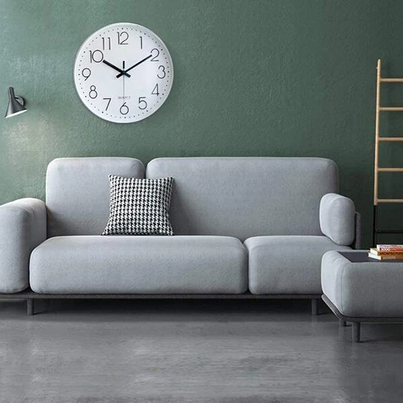 Modern Wall Clock 10 Inch Silent Non-Ticking Decorative Battery Operated Quartz Clock For Living Room Home Office 3