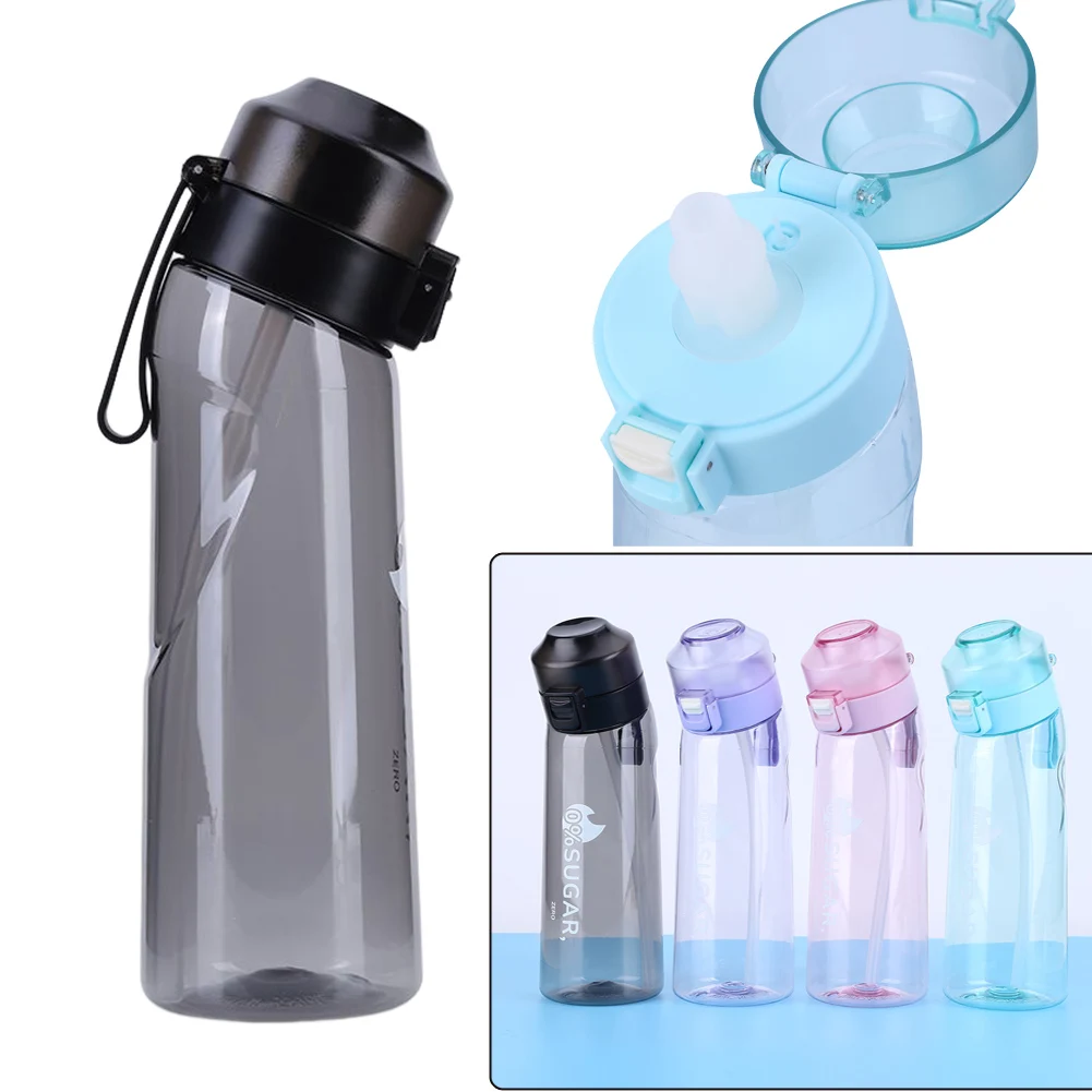 휴대용 스포츠 음료수 병, 650ML 맛 음료수 병, 빨대 음료, 더 많은 물 재사용 컵, 야외 학교 사무실