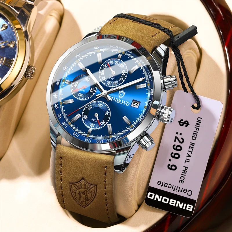 2024-Luxury-Man-Watch-Quartz-Waterproof-Luminous-Date-Chronograph ...