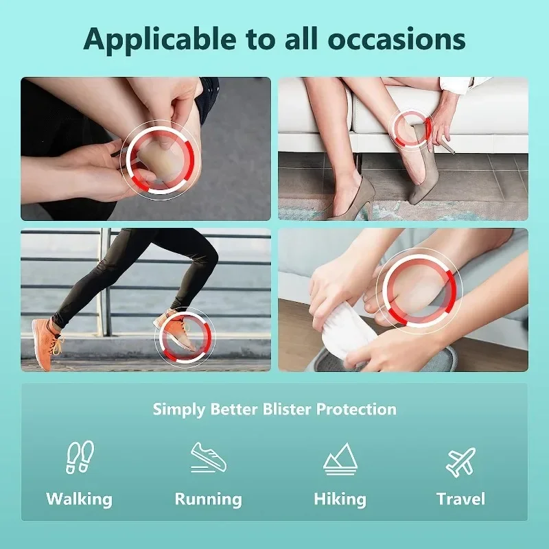 10pcs Tech Love Invisible Gel Blister Patch Blister Plaster Effectively Relief Bunions Calluses and Heel Pain Foot Care Tools