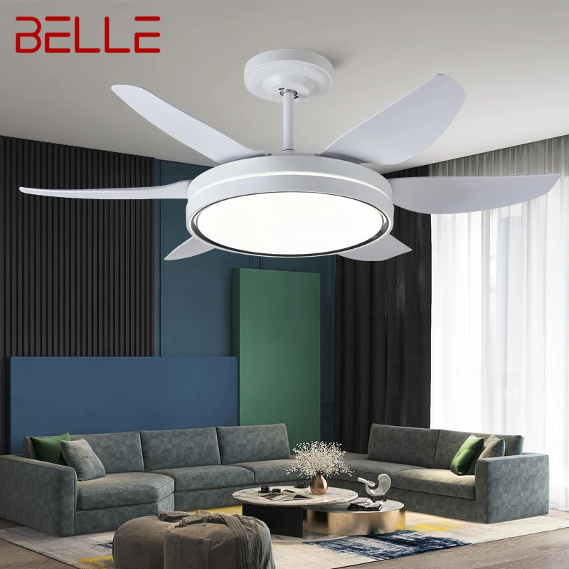 

BELLE Fan Light Nordic LED Ceiling Fan Light Modern Minimalist Restaurant, Living Room, Bedroom Commercial Electric Fan