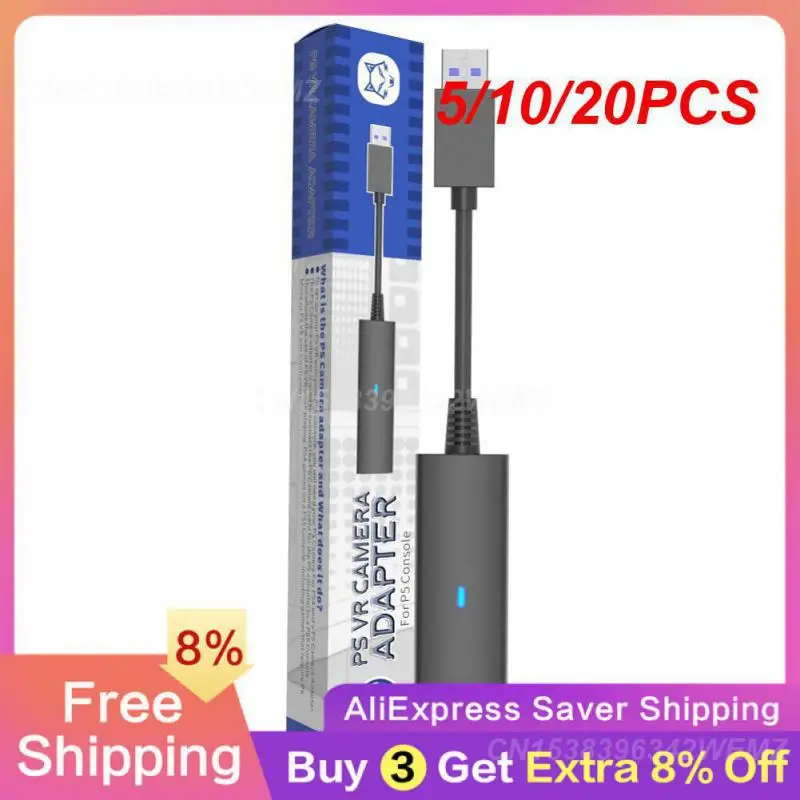 

5/10/20PCS Portable Usb3.0 Adapter Compatible With Ps5 Games Durable And Long-lasting Compact And Portable Vr Adapter