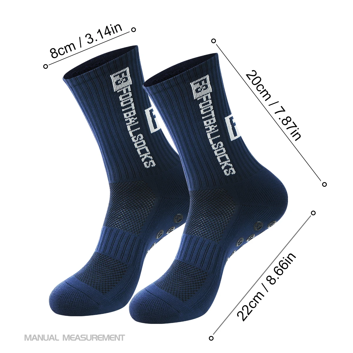 WRELS Football Socks Men Women Anti-slip Non-slip Soccer Basketball Comfortable Tennis Sport Socks Grip Cycling Riding Socks