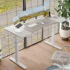 Dual Motor Height Adjustable Electric Standing Desk,Height Stand Up Computer Desk,Sit and Stand Home Office Desk 1