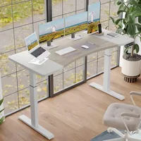 Dual Motor Height Adjustable Electric Standing Desk,Height Stand Up Computer Desk,Sit and Stand Home Office Desk 1