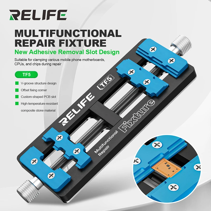 RELIFE TF5 Multifunctional Repair Fixture Mobile Phone Motherboard CPU Chip Clamp