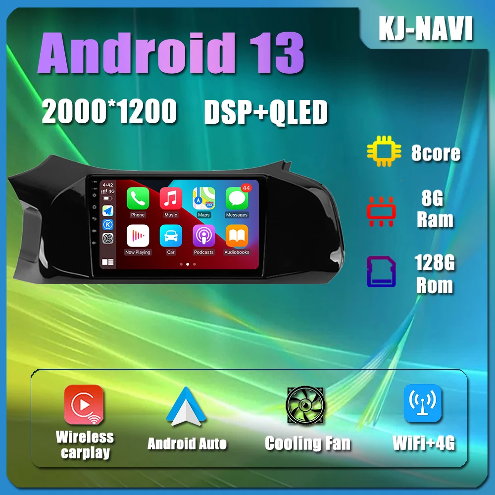 

Bluetooth Android Auto For Chevrolet Onix 2012 - 2019 Car Player Stereo Radio Multimedia Navigation Carplay Intelligent System