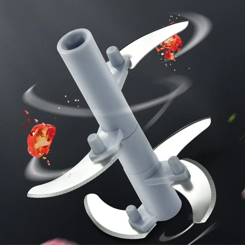 Portable Garlic Masher Kitchen Mini Vegetable Grinder Manual Meat Food Crusher 500/900ML