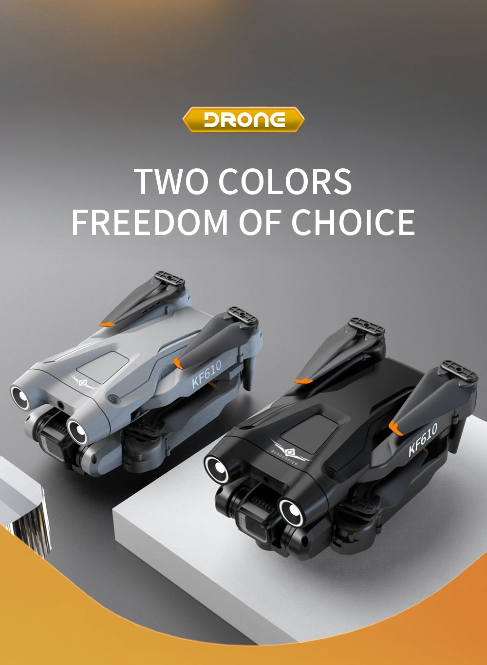 KF610 Drone, dronc two colors freedom of choice kf61o 