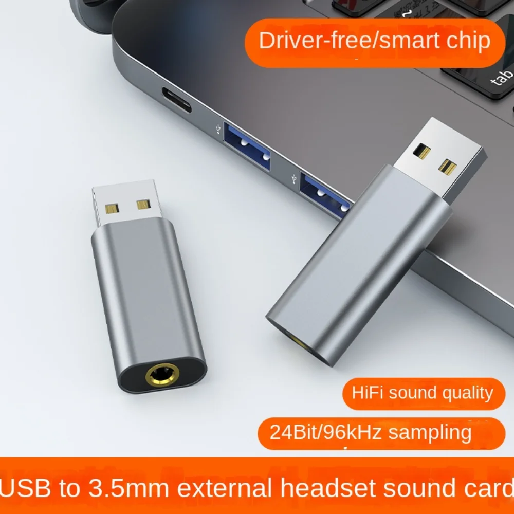 USB-3.5mm 헤드폰 3.5mm 어댑터 외부 스테레오 사운드 오디오 이어폰 잭 어댑터 휴대용 2 in 1 유선 헤드셋 변환기