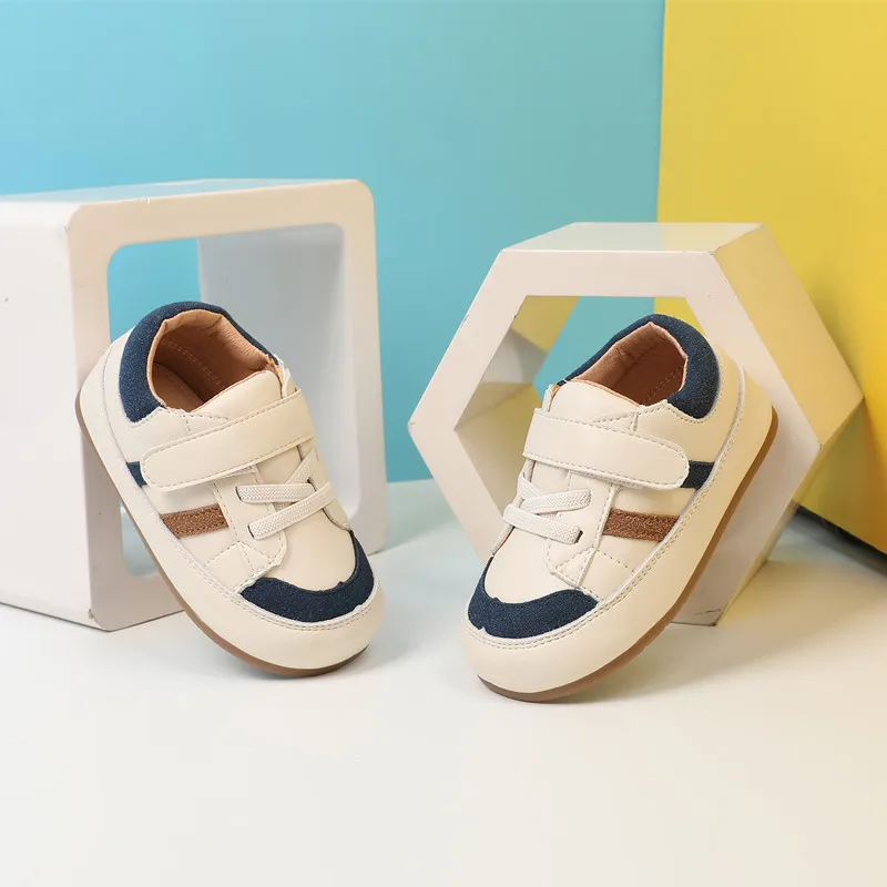 0-5 Years New Baby Shoes For Boy Leather Toddler Barefoot Shoes Soft Sole Outdoor Kids Tennis Fashion Little Girls Sneakers - 2