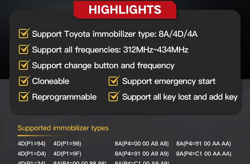 Keyforkess Xhorse XM38 Smart Key XSTO20EN FEN T.T 5 pulsante per Toyota 4D 8A 4A TOY-T telecomando universale Smart keyless Card - S45eb12cc83194398bdb0ccda032274c7f